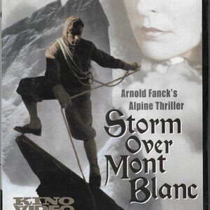 Storm over Mont Blanc Leni Riefenstahl Kino on Video DVD Arnold Fanck's Thriller